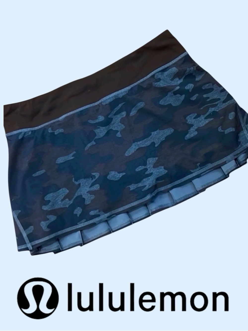 lululemon • HTF Camo Oil Slick Pace Setter Skirt || 10 Reg - Picture 6 of 7
